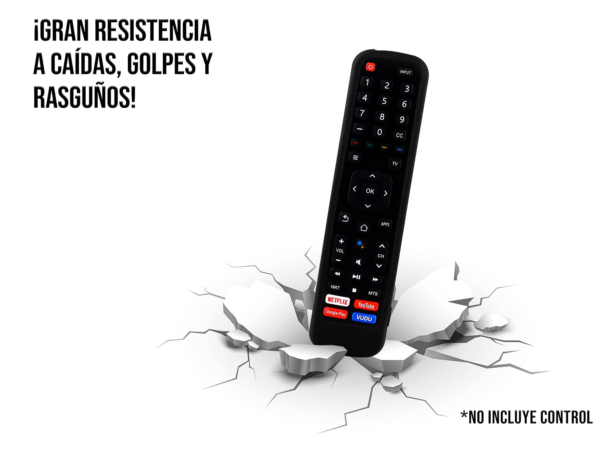 CONTROL EXPERT Funda para Control Hisense Sharp EN2A27 Case Protector Smart TV