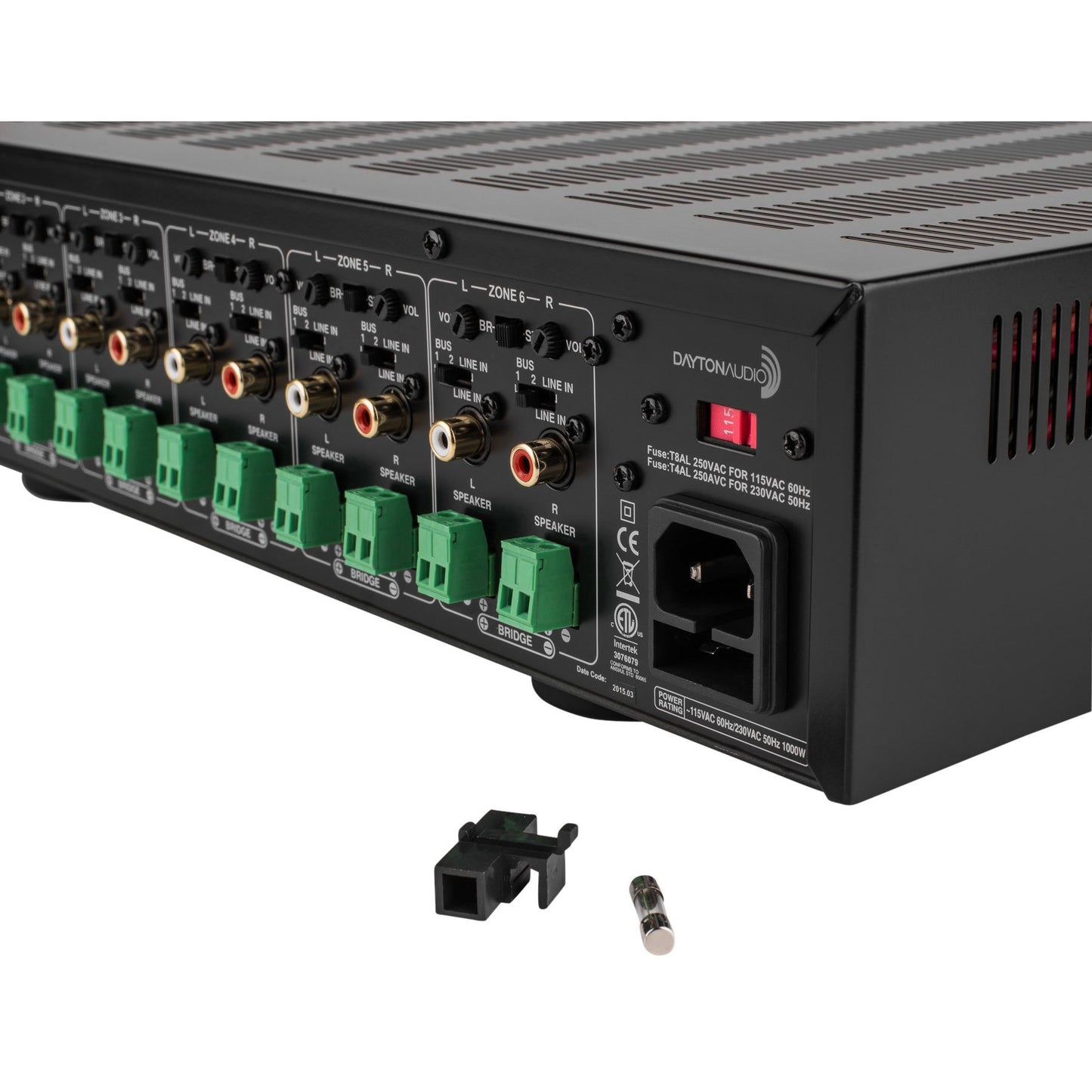 Dayton Audio MA1240a Amplifier Multi-Zone, 12 Channel