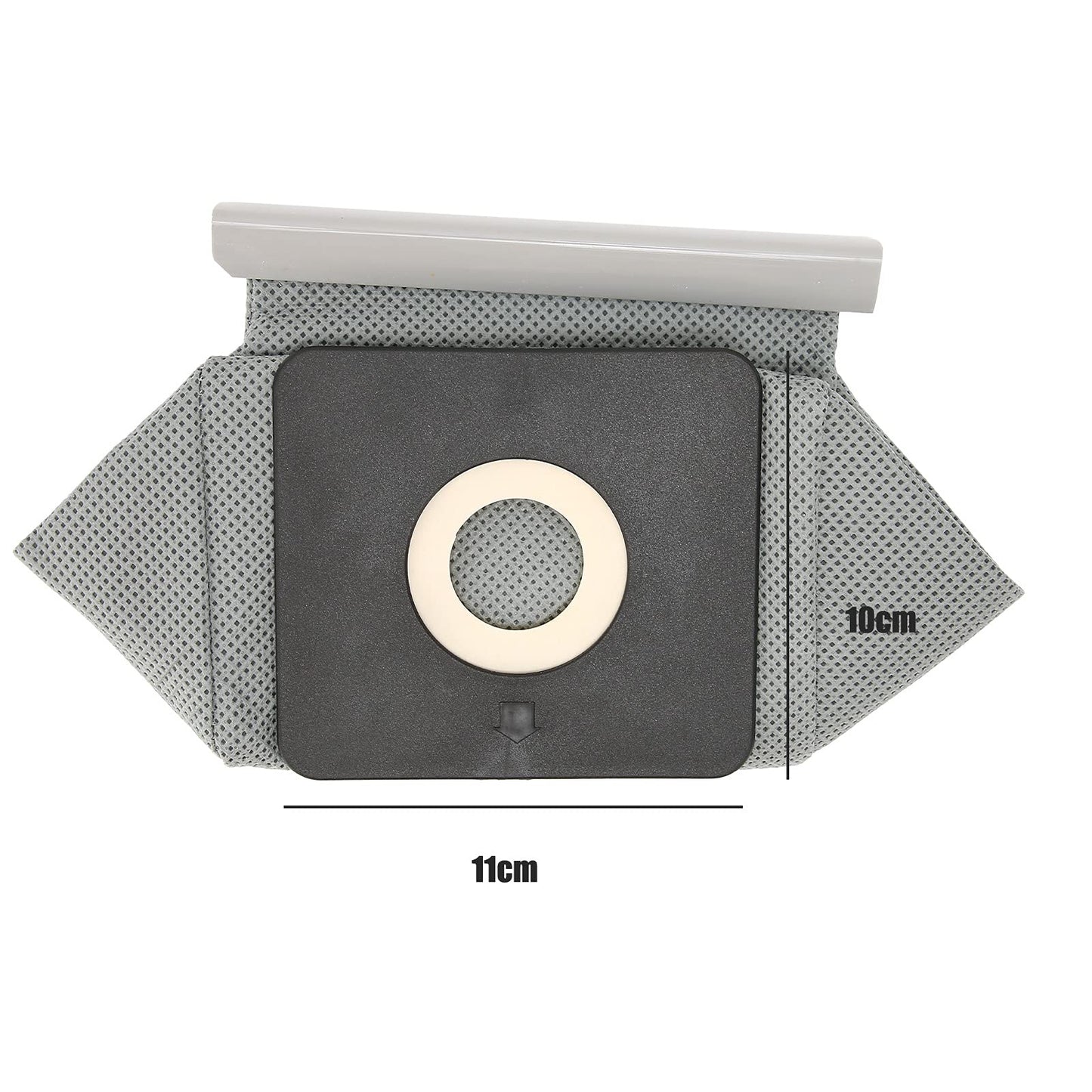 Bolsas de Polvo para Extractores, 4 Bolsas de Filtro Bolsa de Polvo de Tela No Tejida Bolsa de Basura Lavable para Ranura para Tarjeta de 10 X 11 Cm Accesorios para Aspiradoras Domésticas
