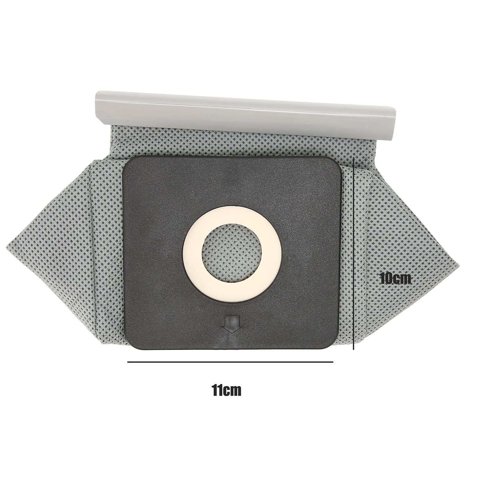 Bolsas de Polvo para Extractores, 4 Bolsas de Filtro Bolsa de Polvo de Tela No Tejida Bolsa de Basura Lavable para Ranura para Tarjeta de 10 X 11 Cm Accesorios para Aspiradoras Domésticas