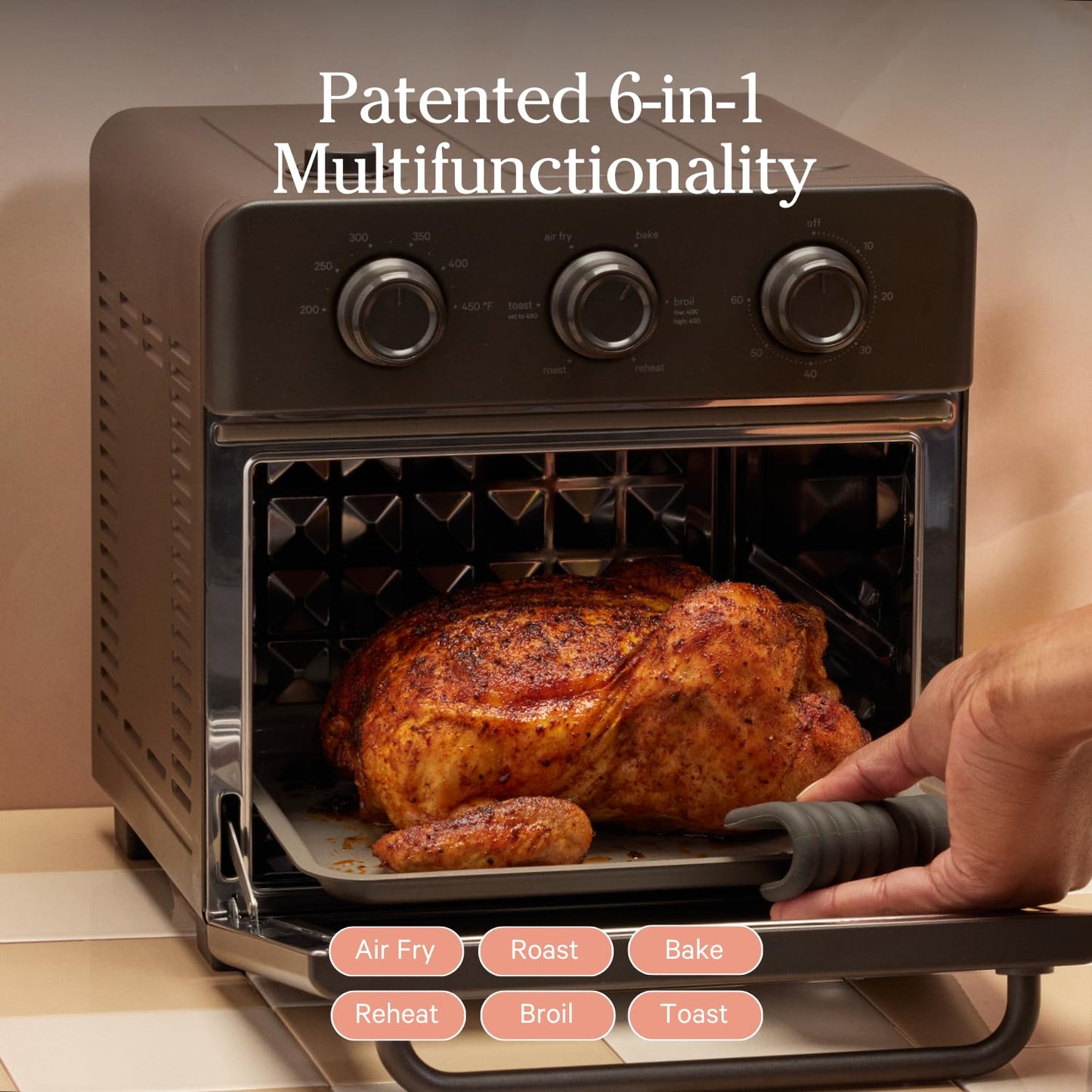Freidora de Aire y Horno Tostador Multifuncional Our Place Wonder Oven Compacto para Encimera