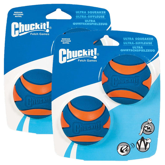 Chuckit Ultra - Pelota de batidor (4 unidades)