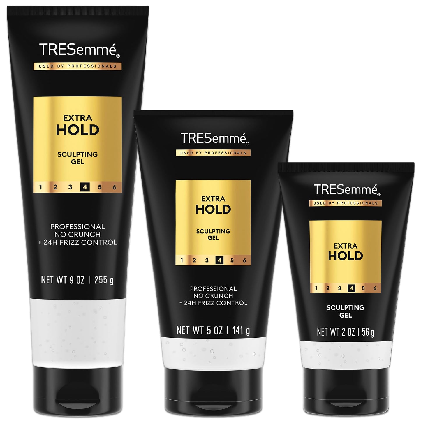 TRESemme Tres Gel Extra Firm Control Gel para el cabello, 2 onzas (Paquete de 3)