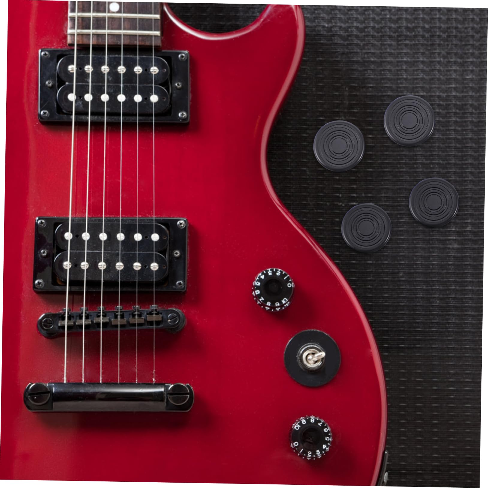 HEMOTON 6 Uds De Guitarra Adornos De Pedal De Efecto De Guitarra Tapas De Efectos De Guitarra Efecto De Guitarra Tapas De De Pie Tapas De Pedal De Plástico Tapas De Plástico