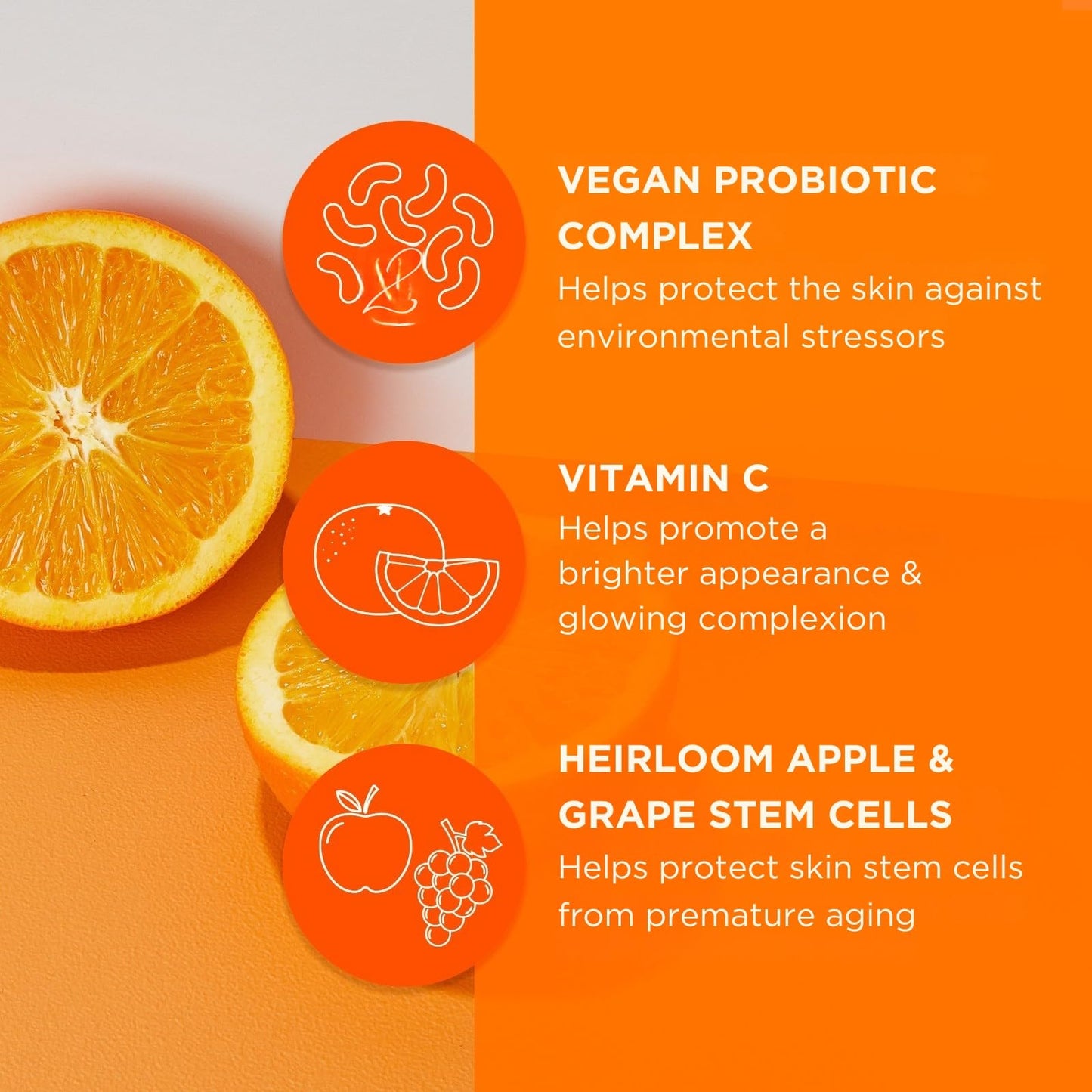 Crema Renovadora Andalou Naturals con Probióticos y Vitamina C, 1.7 oz - Iluminación y Rejuvenecimiento de la Piel - Cuidado Facial Natural y Efectivo