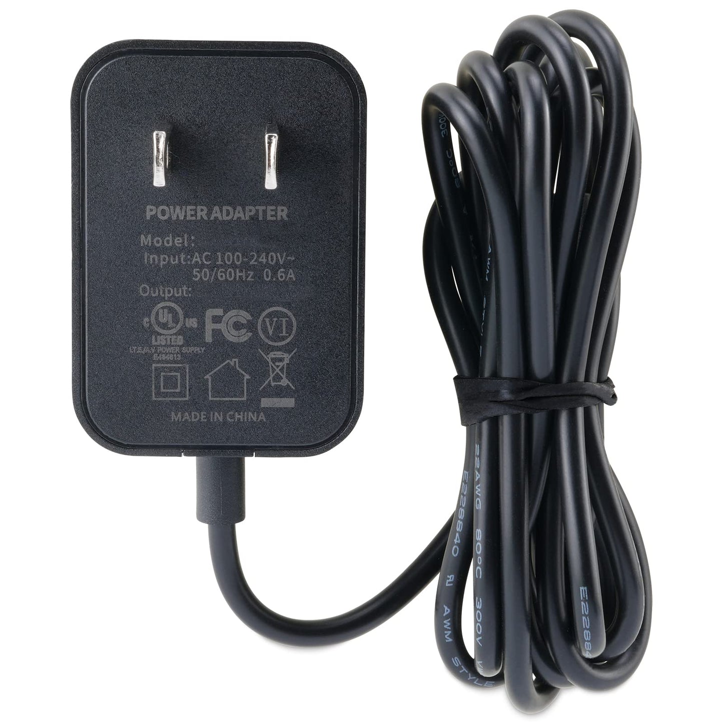 LEFXMOPHY - Cable de alimentación para monitor de bebé VTech VM901 VM919HD VM919-2HD VM819 VM819-2 de poliuretano para visualización de mano (no para cámara), cargador de 5 V UL Aadpter con cable de 5 pies