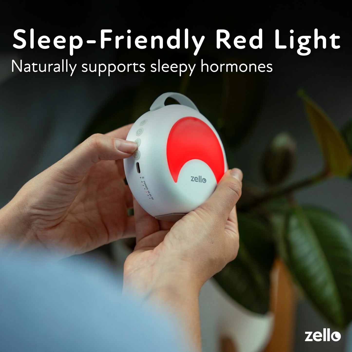 LUMI | YourVoice Portable White Noise Machine | Record Your Own Voice | 30 Soothing Sounds | 7 Colour Moon Night Light | Sleep Timer | USB Rechargeable | Baby Sleep Aid | Sleep Sound Machine