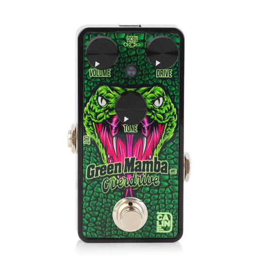 Caline G002 Green Mamba Overdrive Pedal Mid Rich clásico Voiced Overdrive Efecto Guitarra