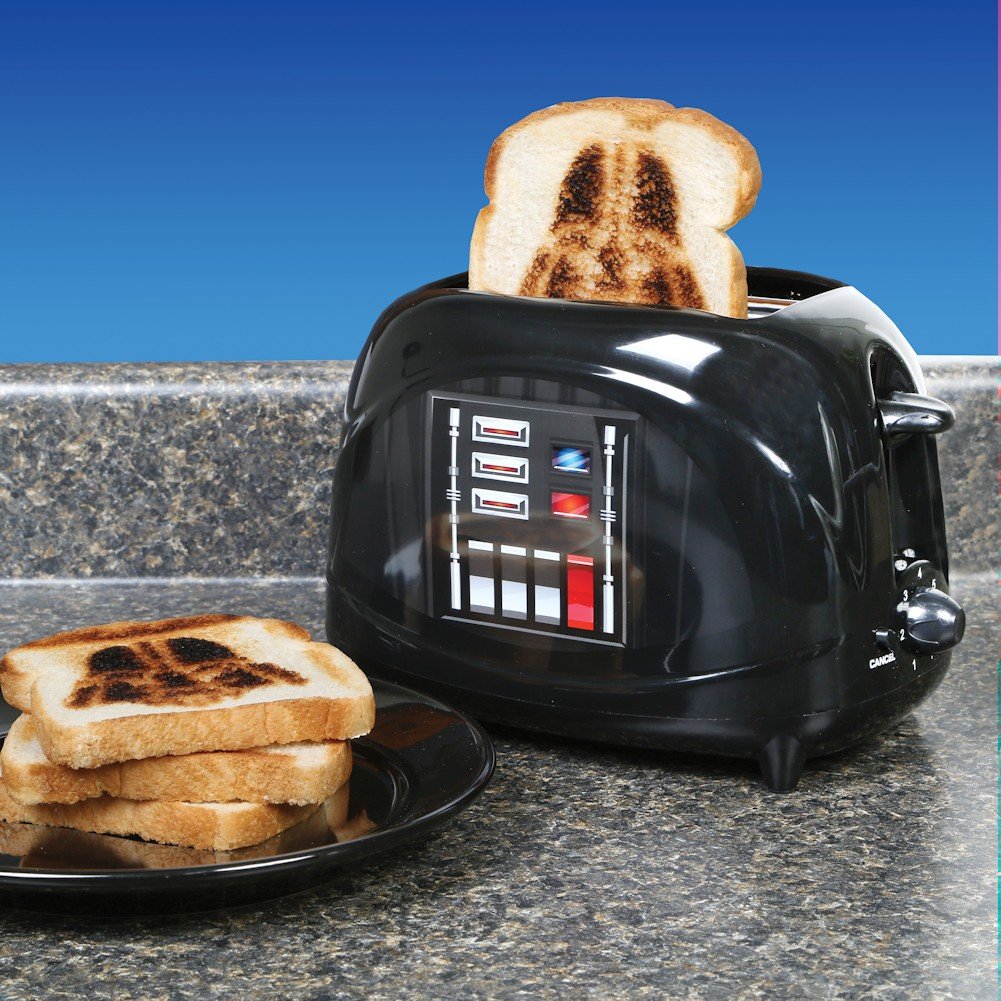 Star Wars Darth Vader tostador imperio de dos rebanadas