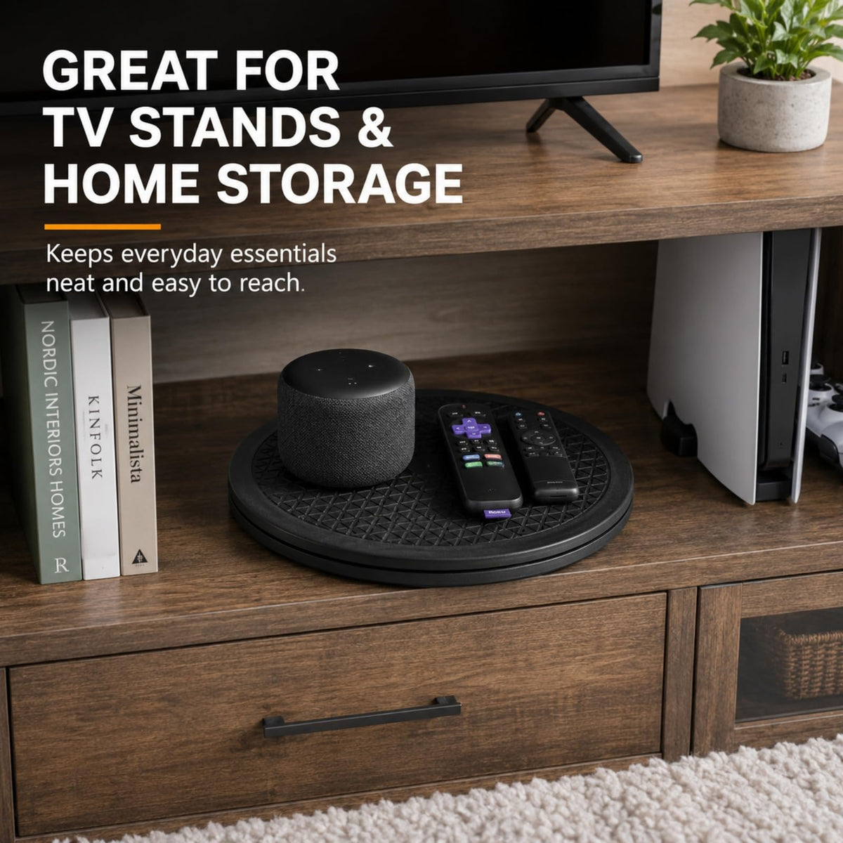 Pack de 3 Lazy Susan RHBLME Negro