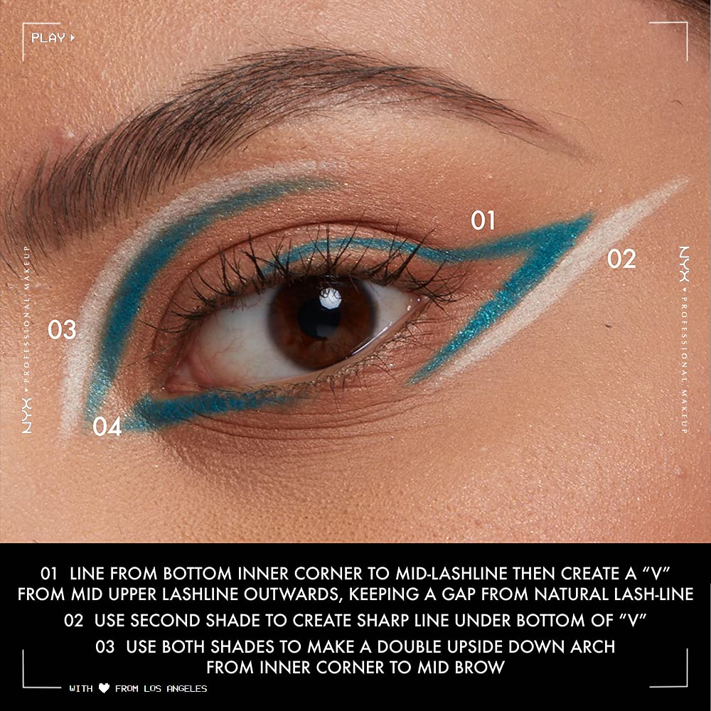 NYX Professional Makeup, Epic Wear, Delineador de ojos en lápiz, Turquoise ST