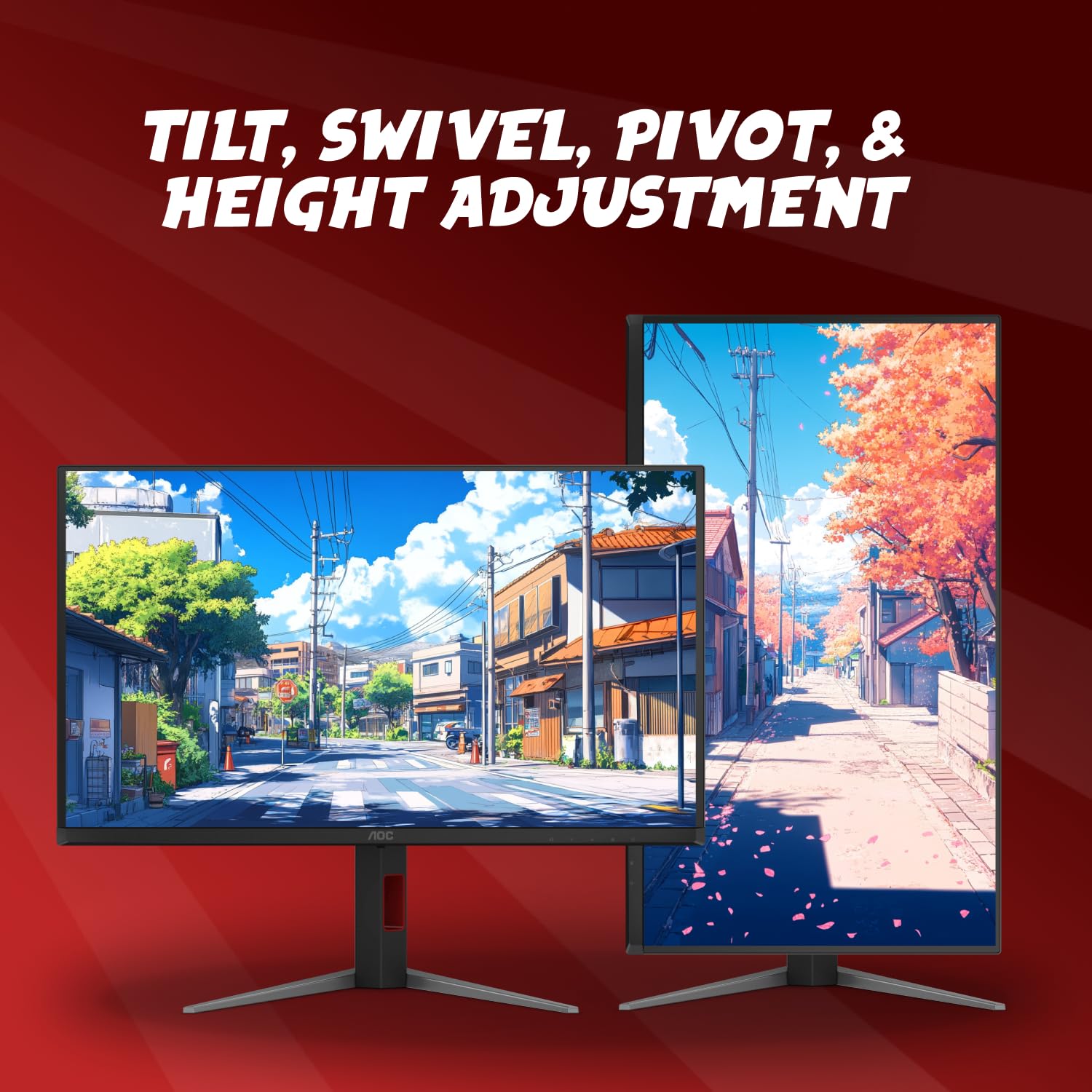 AOC Q27G4ZD Monitor de juegos QD OLED de 27 pulgadas, QHD 2560 x 1440, 240Hz 0.03ms, HDMI 2.0 x2, puerto de visualización x2, compatible con G-Sync, lista para juegos de consola, 3 años cero brillante