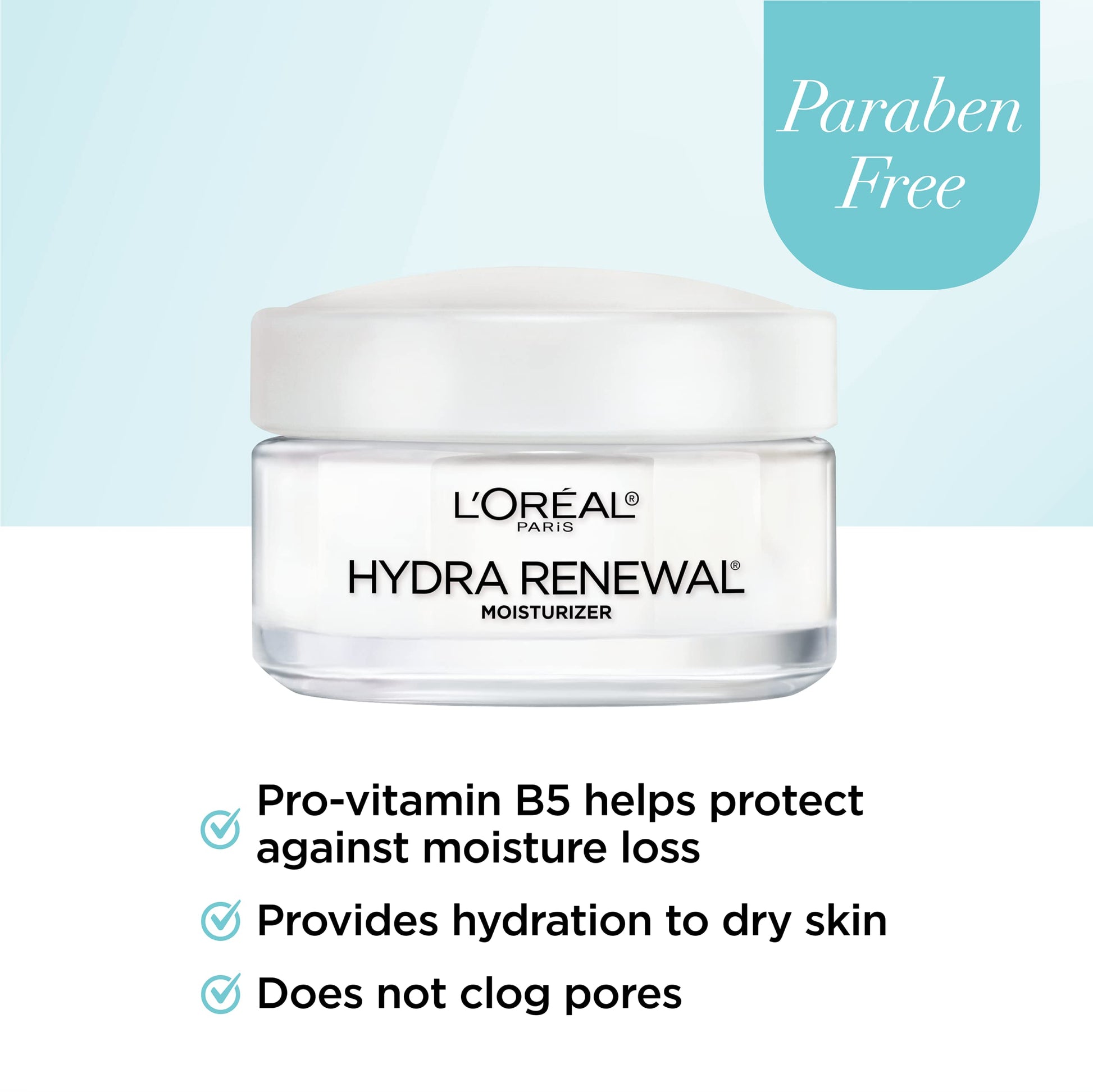 L'oreal Paris Hydra-renewal Continuous Moisture Cream, 1.7 Fl. Oz