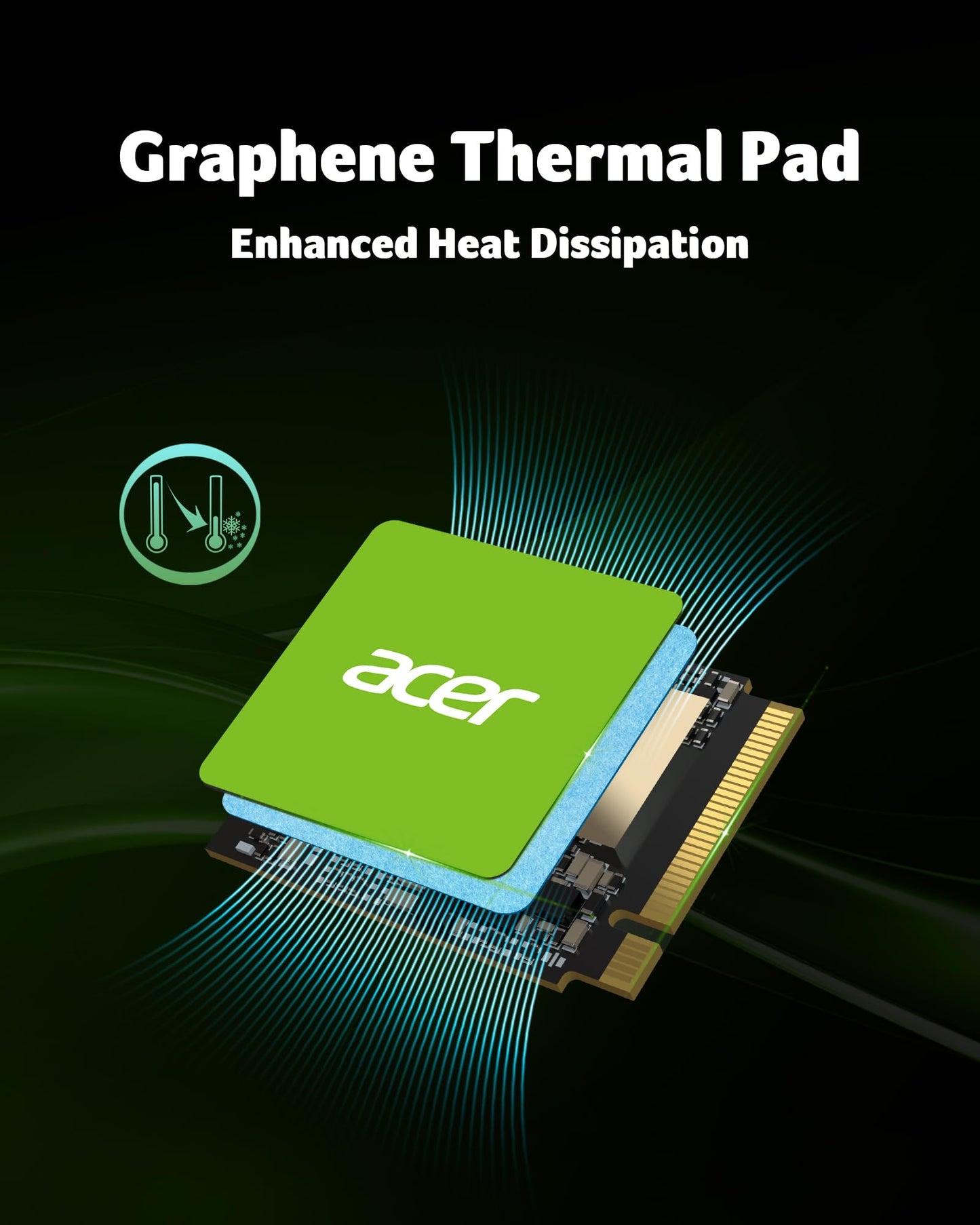 SSD Acer 1TB M.2 2230 5200 4700 MMBs Garantía