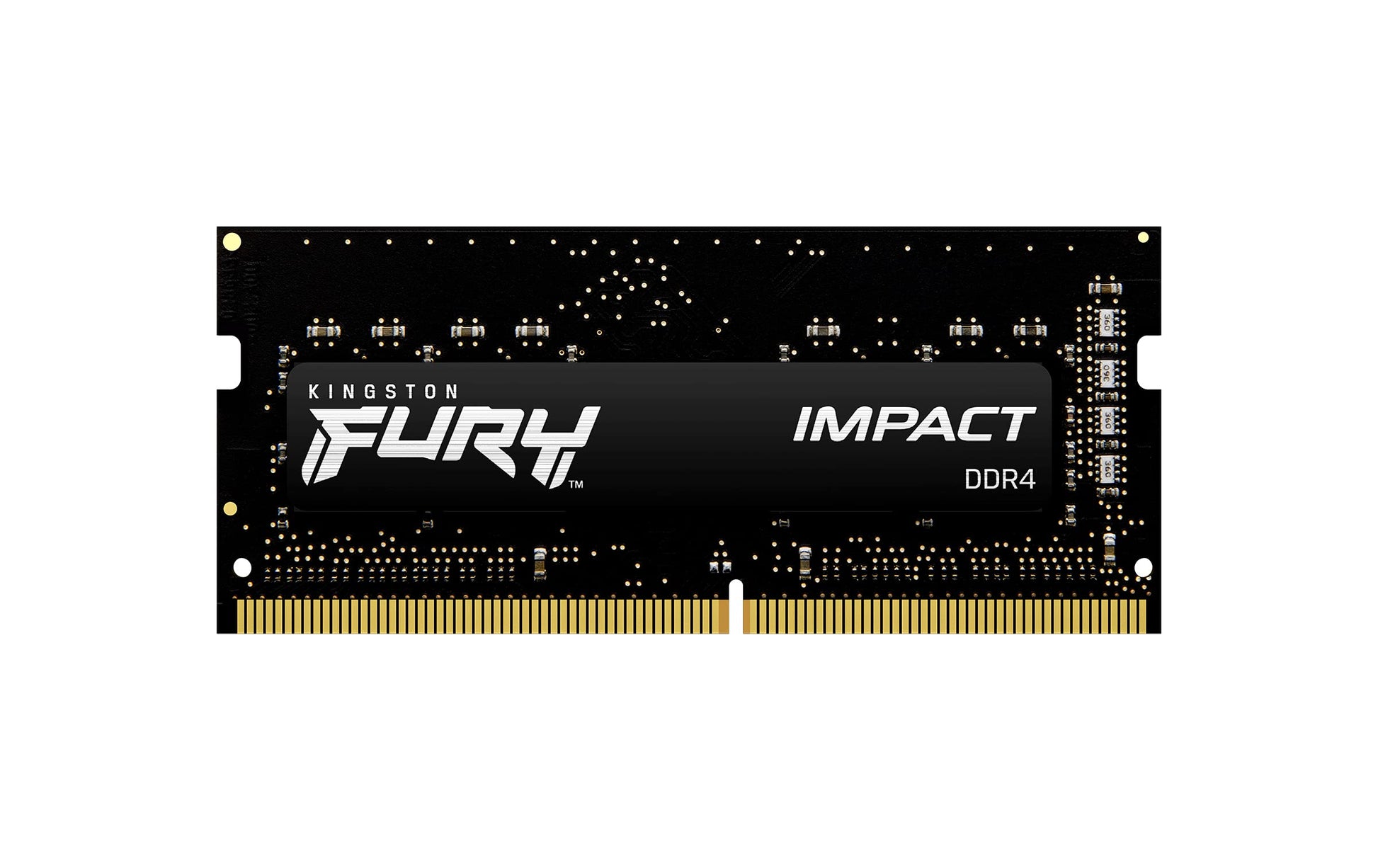 Kingston Fury Impact 16GB 3200Mhz DDR4 CL20 SODIMM Memoria Gamer Para LAPTOP Color Negro (KF432S20IB/16)