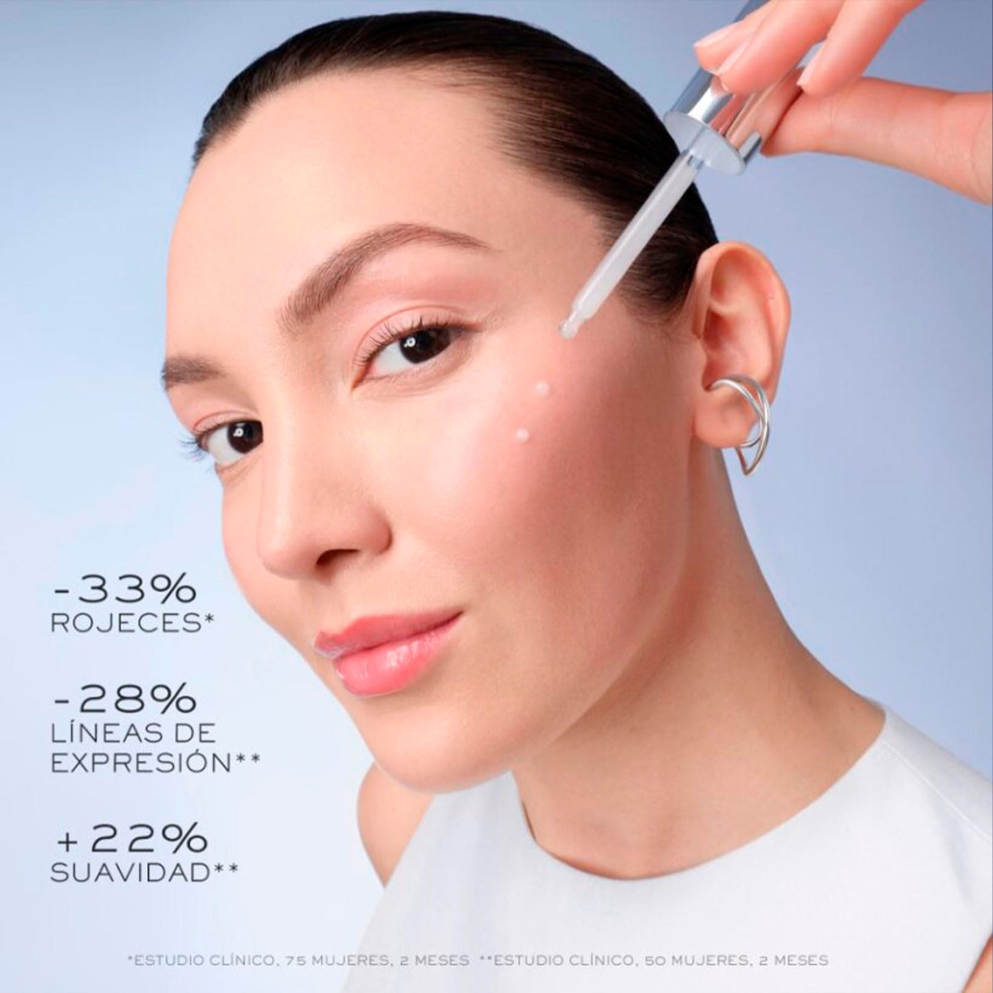 Lancôme, Génifique Ultimate, Suero Facial Reparador Anti Signos de la Edad, Piel Visiblemente Reparada, Con Ácido Hialurónico, Beta Glucano y Extracto de Regaliz, 50 ml