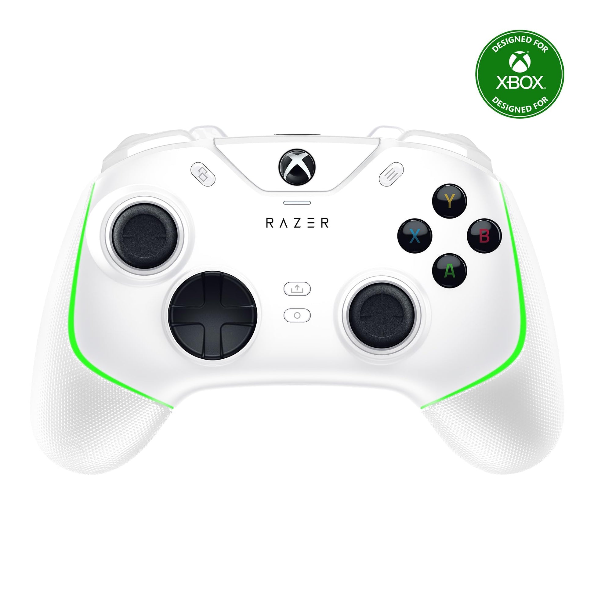Controlador Gaming Profesional Razer Wolverine V2 Chroma Blanco con Iluminación RGB y Botones Remapeables para Xbox Series X|S, Xbox One, PC