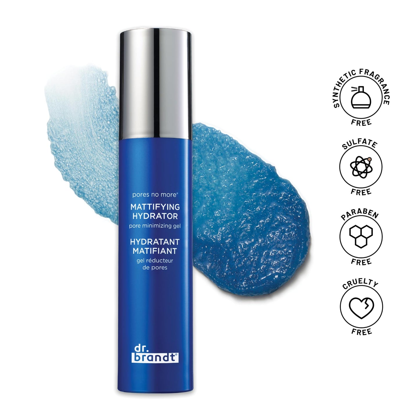 Dr. Brandt Pores No More Mattifying Hydrator Pore Minimizing Gel for Women 1.7 oz Gel