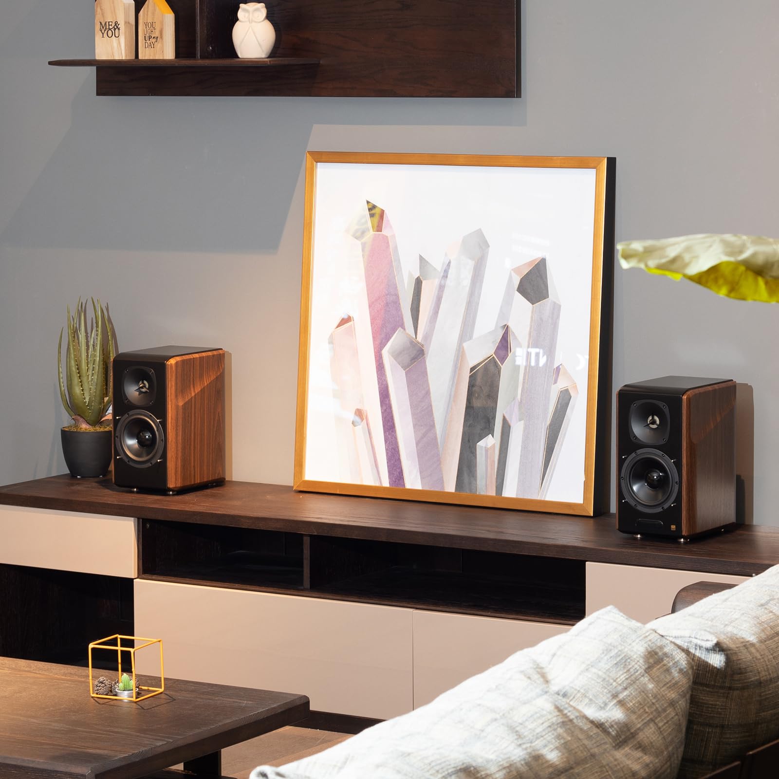 Edifier S2000MKIII Altavoces Bluetooth de estantería 2.0 con Bluetooth - Altavoces de Monitor de Estudio de 130 W para audiófilos con Entrada inalámbrica, Entrada de línea y Entrada óptica