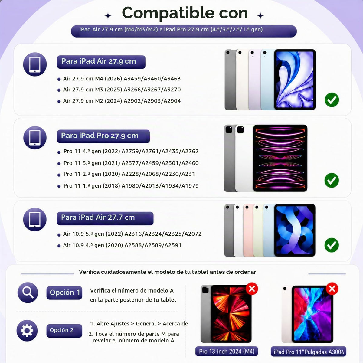 Funda Teclado Magic Keyboard Baudane para iPad Air Español Ñ