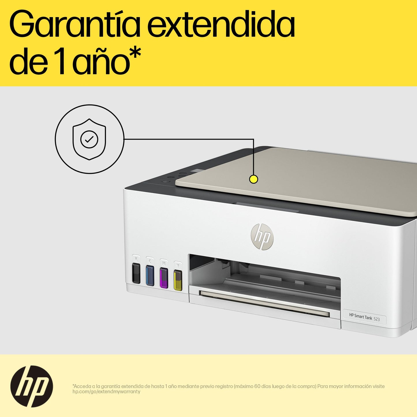 HP Impresora Multifuncional Smart Tank 523, Tinta Continua, Todo-en-Uno, Color, USB, DÚPLEX (Doble Cara) Manual, Impresión, Copiado, Escaneo, Garantía 1 año (4A8S2A)
