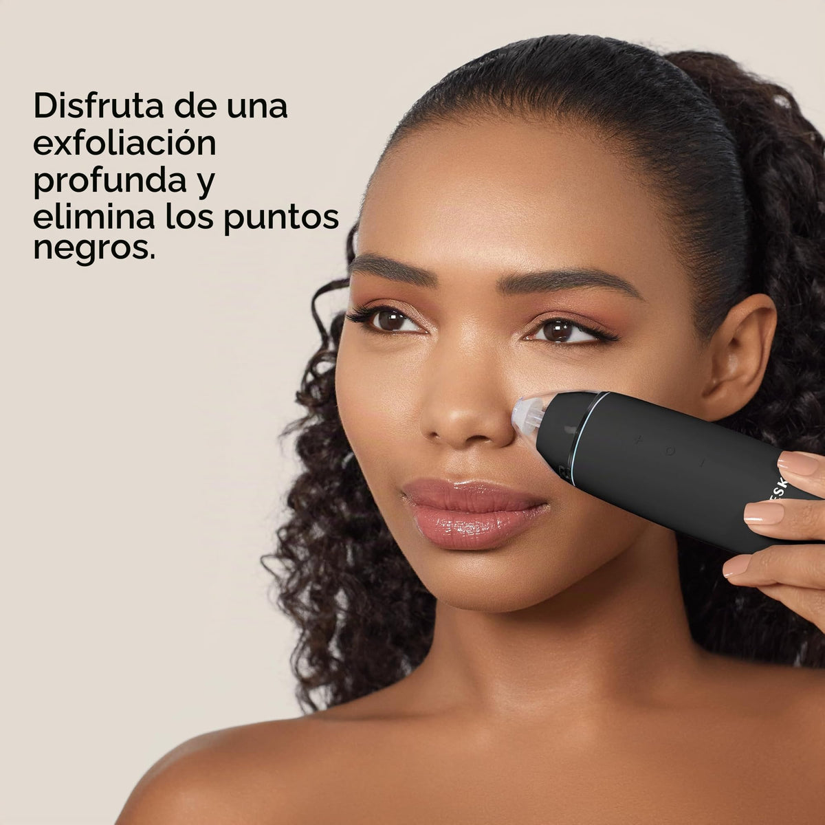 GESKE | SmartAppGuided™ MicroDermabrasion Blackhead Remover | Eliminador de puntos negros 7 en 1 | Limpiador de poros eléctrico | limpieza al vacío innovadora | herramientas de belleza