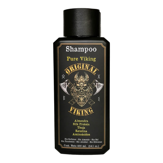 Shampoo Original Viking Premium Pure Sin Sulfatos 400ml