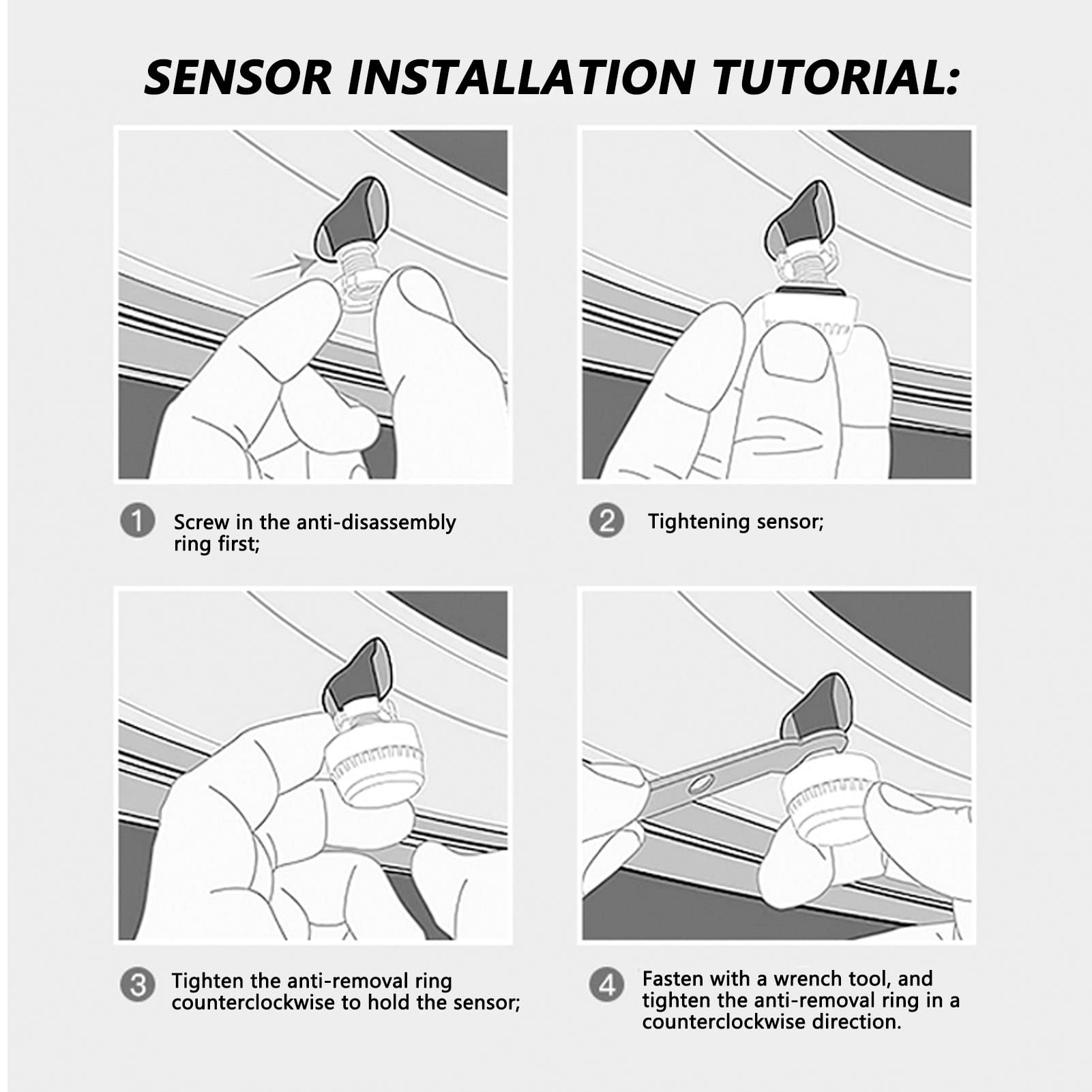 Sistema de Monitoreo de Presión de Neumáticos Aramox Bluetooth para Motocicleta Sensor Externo Aplicación Visualización