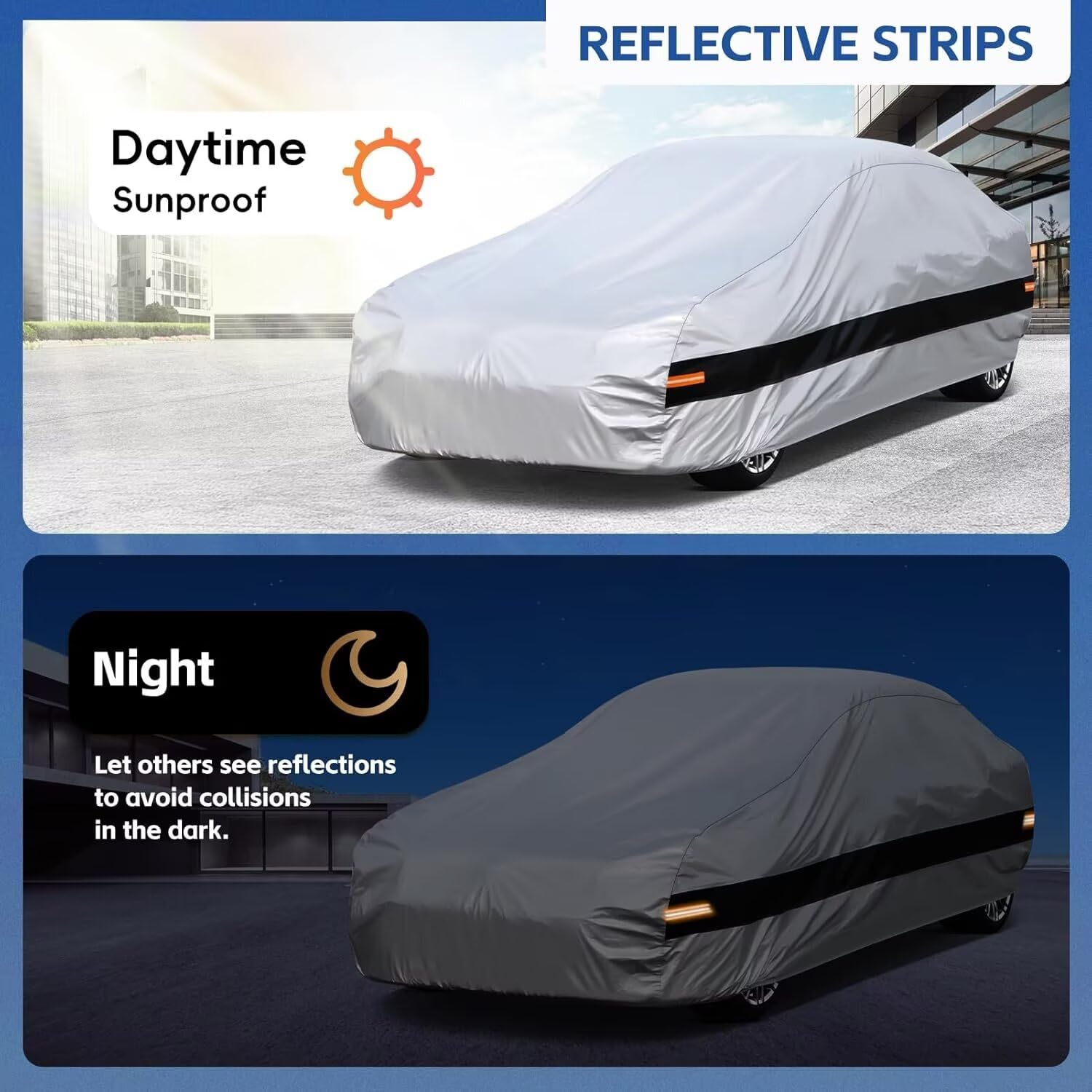 Holthly Funda de Coche de 10 Capas para B-MW Z4 E85, E89, G29 (2009-2025), Fundas de Coche para automóviles para Todo Tipo de Clima, Impermeable, protección contra el Sol, la Nieve, la Lluvia