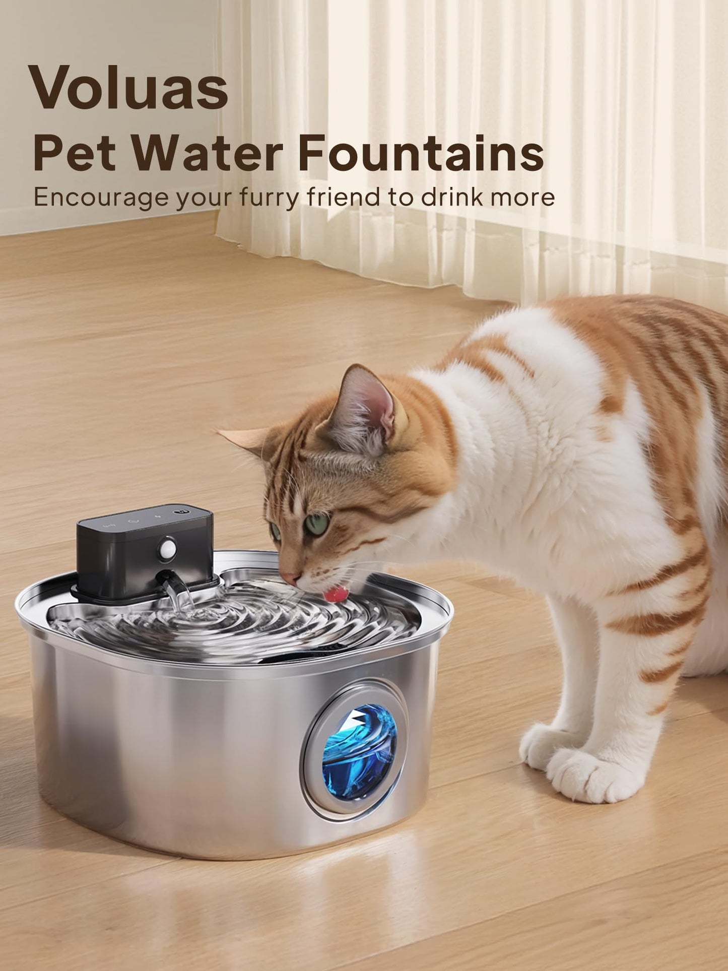 Filtros y esponjas de repuesto para fuente de agua para gatos 309A/309B/309C
