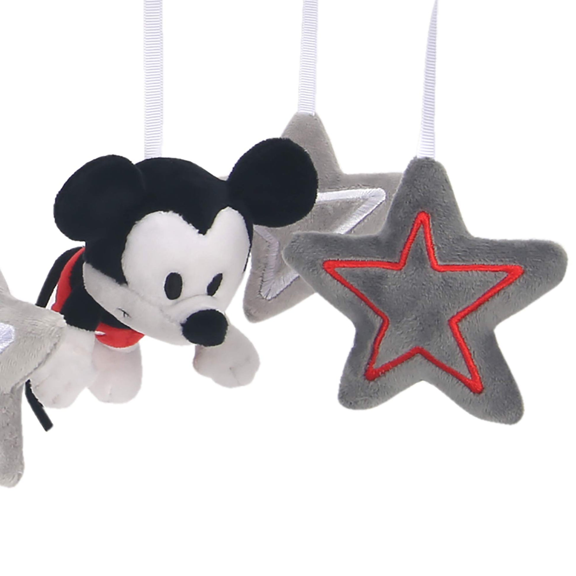 Lambs & Ivy Disney Baby Magical Mickey Mouse Musical Baby Crib Mobile - Grey