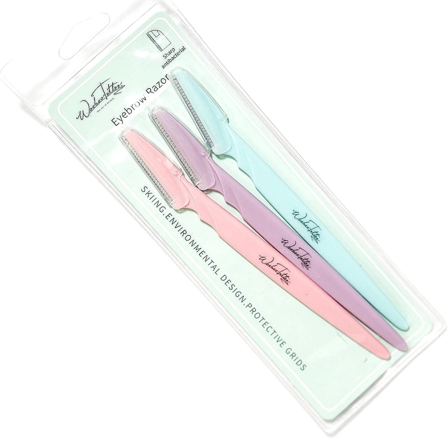 6 Razors Eyebrow Razor Hair Shaver Trimmer Multipurpose For Facial Dermaplaning Eyebrow Hairs Trimmer Shaver For Microblading Permanent makeup