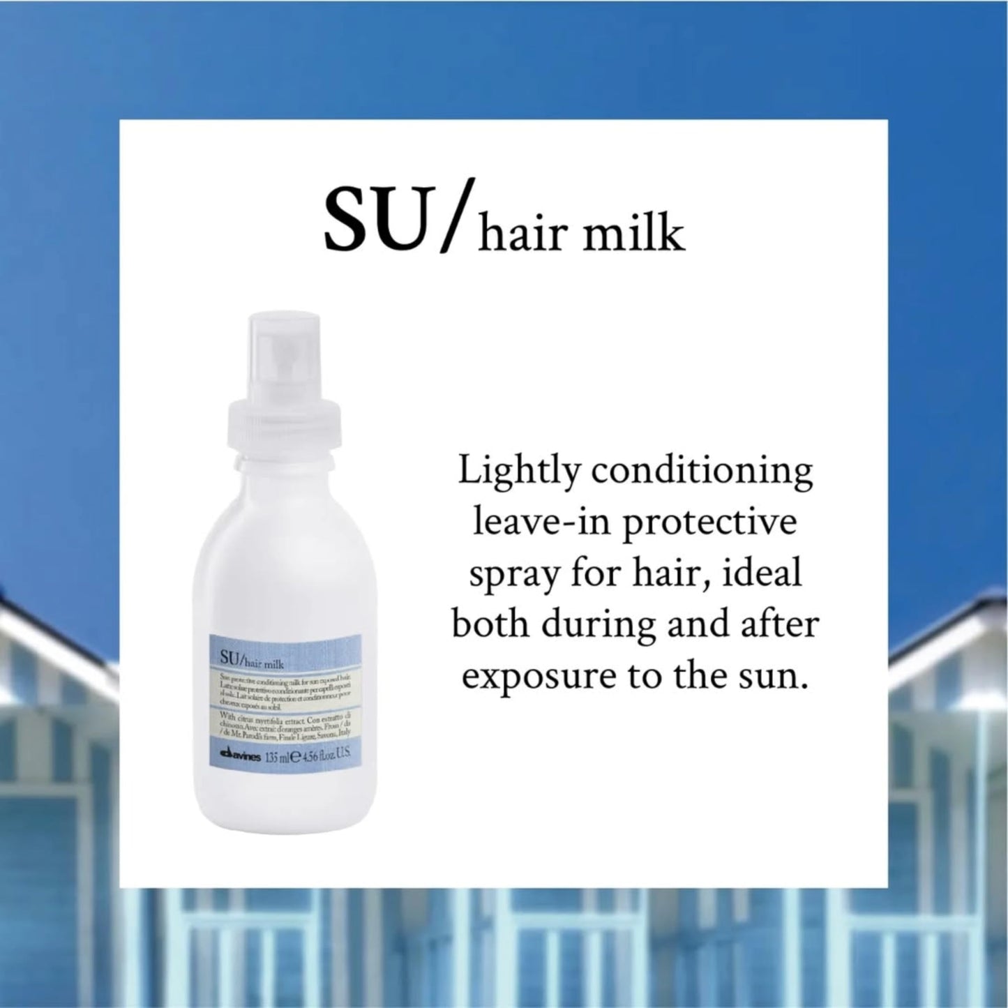 Su Leche Protectora Solar Davines 135 ml Hair Milk