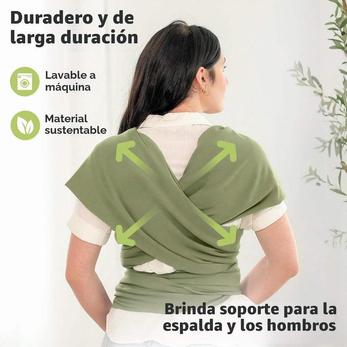 KeaBabies - Portabebés para bebé, todo en 1 transpirable, soporte manos libres, recién nacido a niño pequeño (oliva sucio)