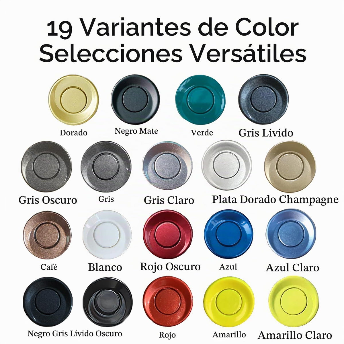 Kit de Sensores de Estacionamiento Sandetoun Plateado