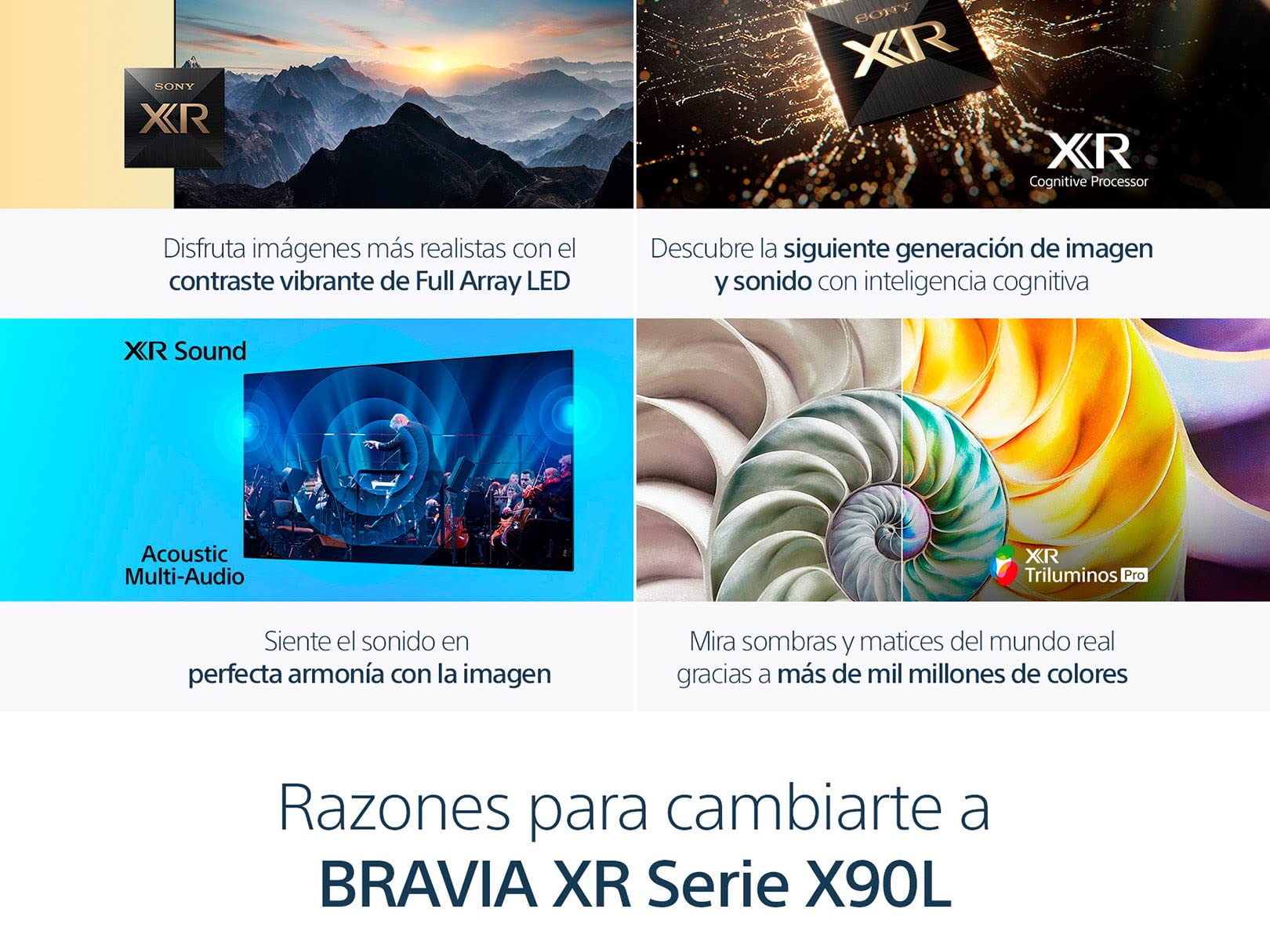 Pantalla Sony BRAVIA XR 65 Pulgadas LED 4K Ultra HD con Alto Rango dinámico HDR Google TV