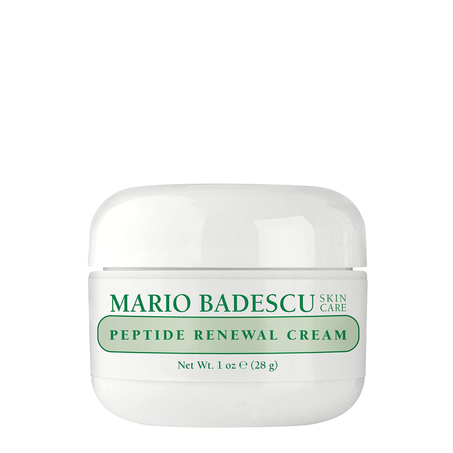 Mario Badescu Crema renovadora de péptidos para pieles mixtas, secas y sensibles | Crema facial antienvejecimiento formulada con palmitoil tripéptido-1 e hialuronato de sodio | 1 onza