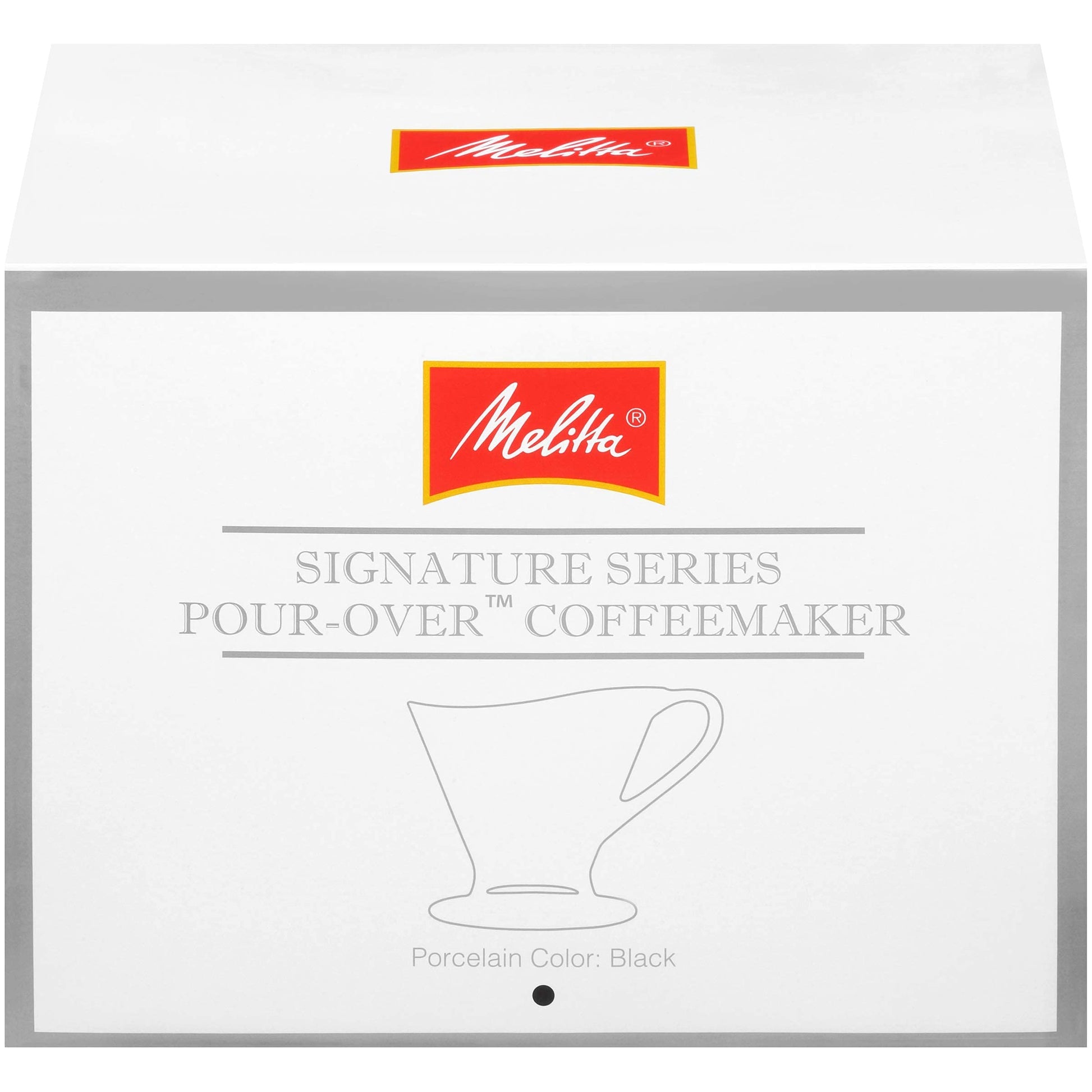 Cafetera Melitta Negro Brillante con Cono de Vertido 1 Taza