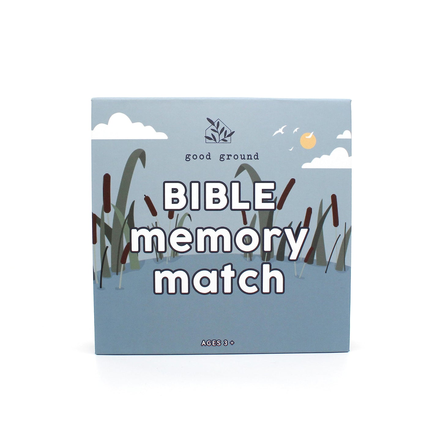 Good Ground Juego de recuerdo a juego para niños pequeños | Regalos divertidos y rápidos para niños y niñas de 3 a 7 años - Juego de cartas con temática bíblica de Christain para educación en casa
