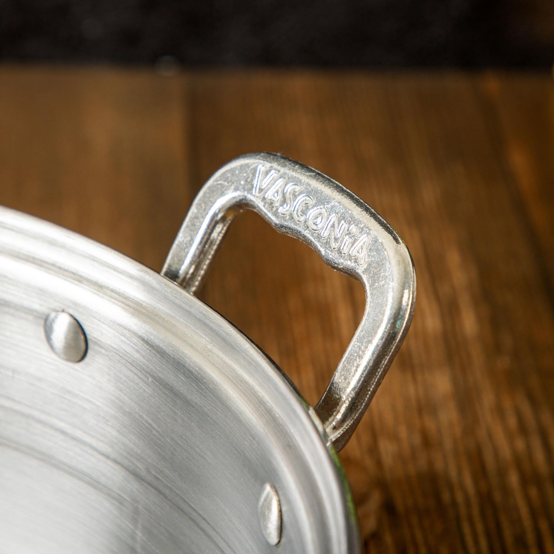 Arrocera Aluminio Vasconia Plata 32 cm 8 Litros