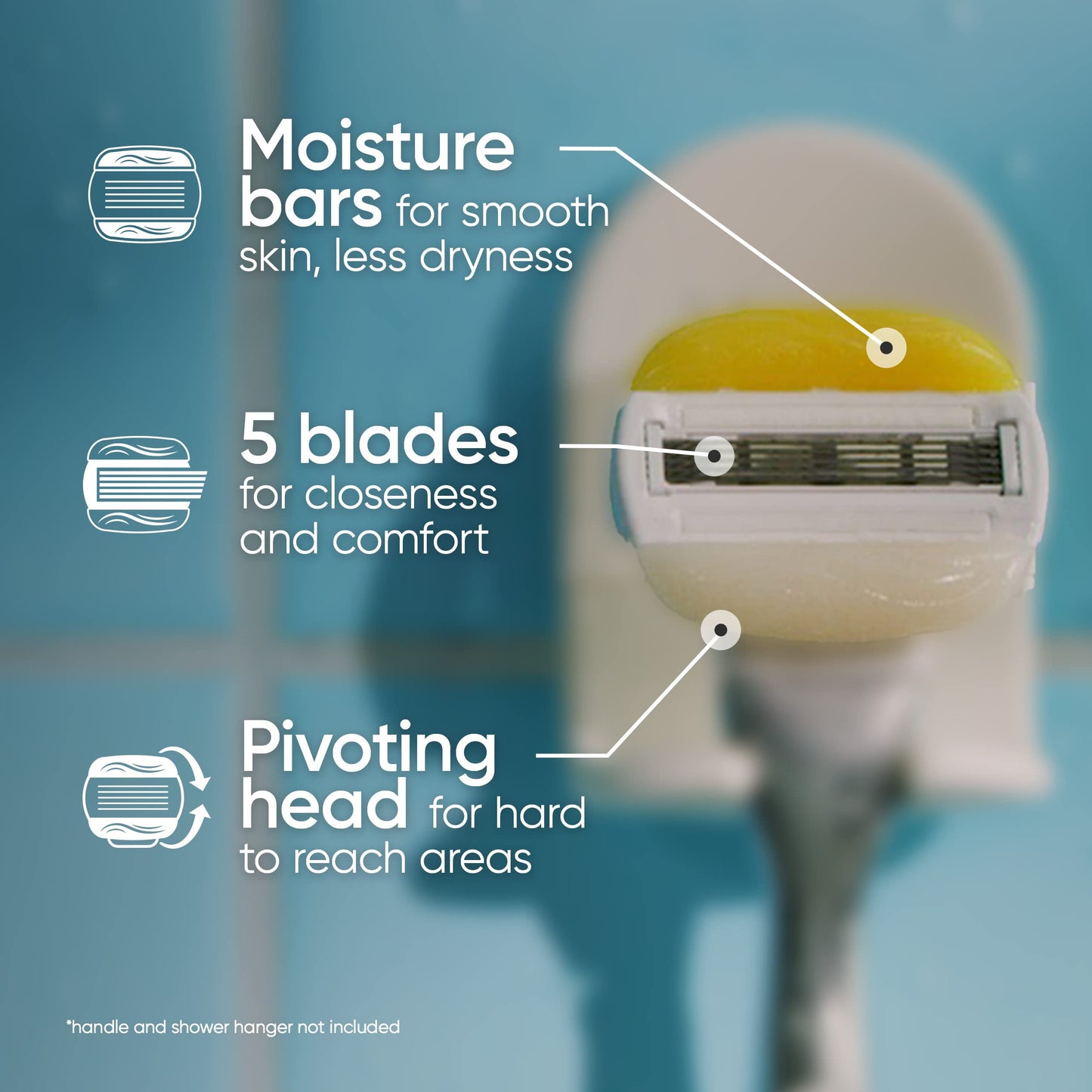 Gillette Venus ComfortGlide Plus Olay - Cuchillas de afeitar para mujer, 6 recambios (el embalaje puede variar)