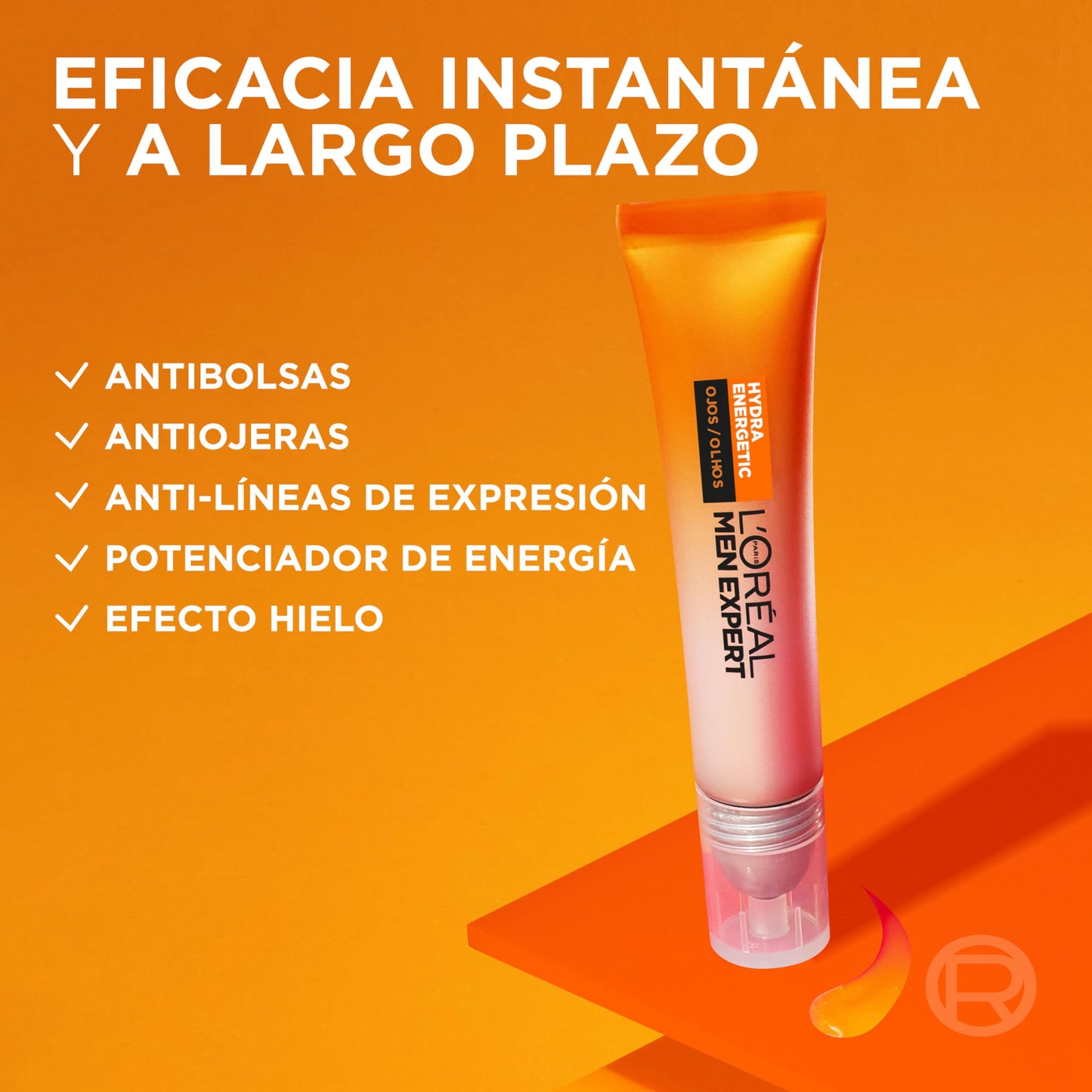 L'Oreal Paris Roll On Crema para Ojos, Men Expert, 10 ml