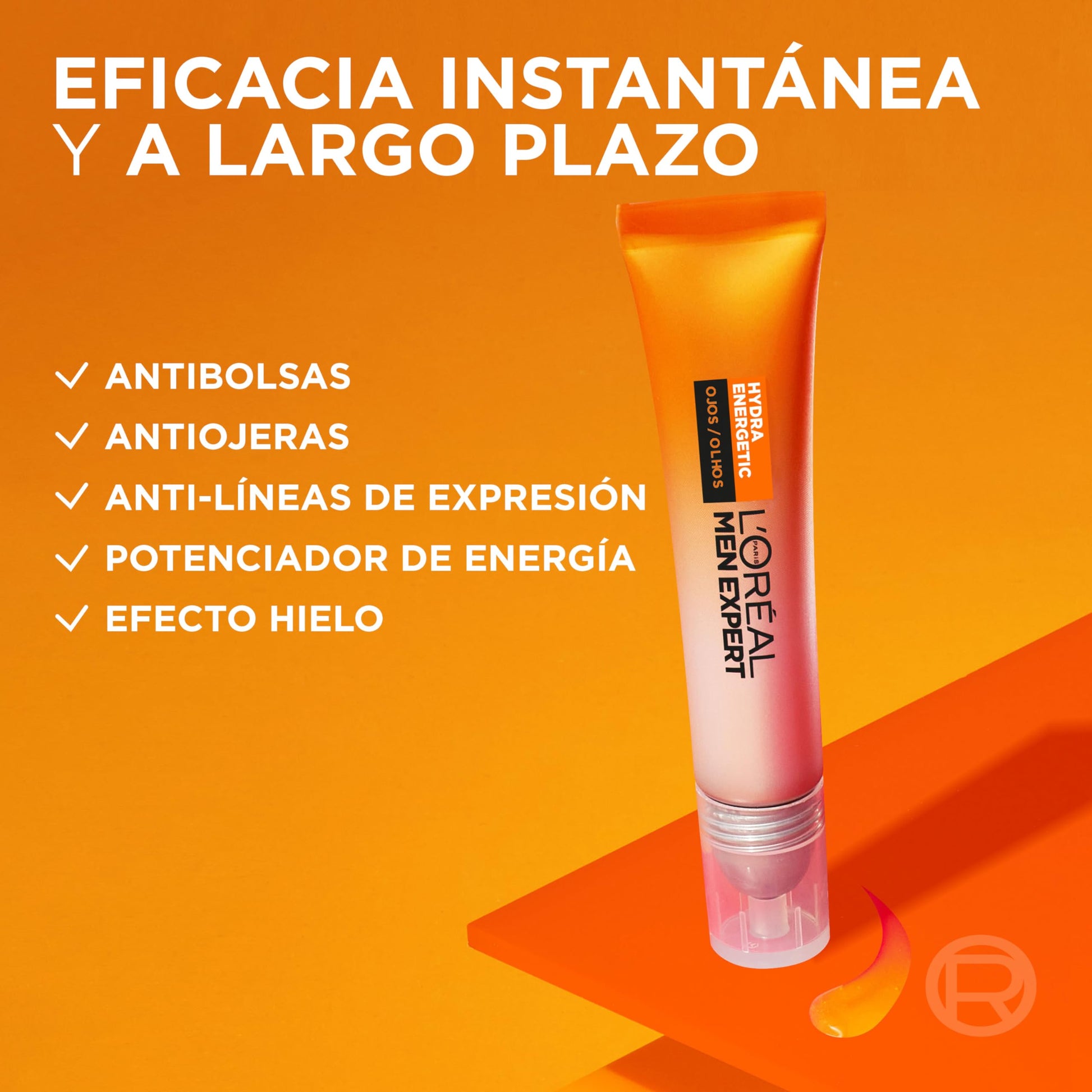 L'Oreal Paris Roll On Crema para Ojos, Men Expert, 10 ml