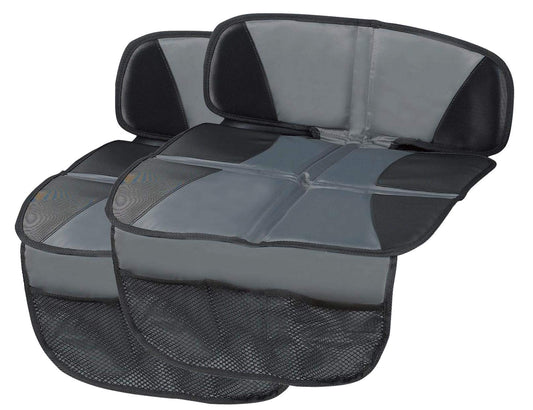 Protector de Asiento de Coche Kaiphy Gris Acolchado Grueso con Esquinas Reforzadas y Almacenamiento Práctico