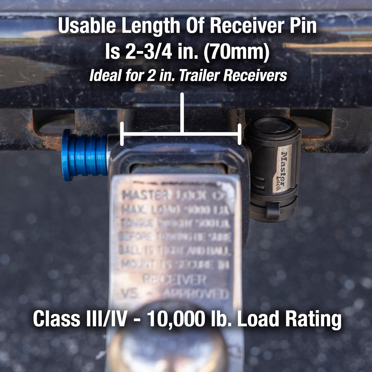 Candado de Acero Inoxidable Master Lock 1.27 cm 10 cm