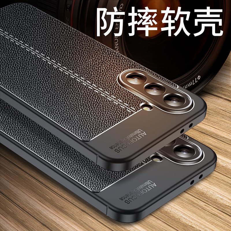 DABUNA Funda para Samsung Galaxy A36 5G Case Uso Rudo Protector de Cámara Duradero Suave Antihuellas Protector Cover (Negro)