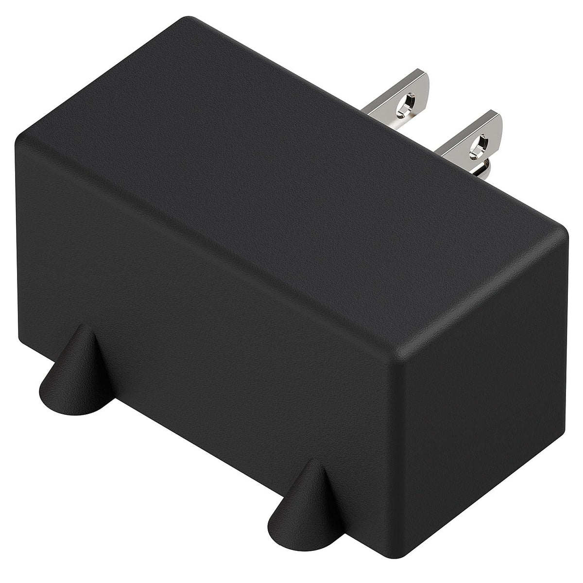 Adaptador de Corriente PA-0508 Negro de 90 Grados para Ahorro de Espacio