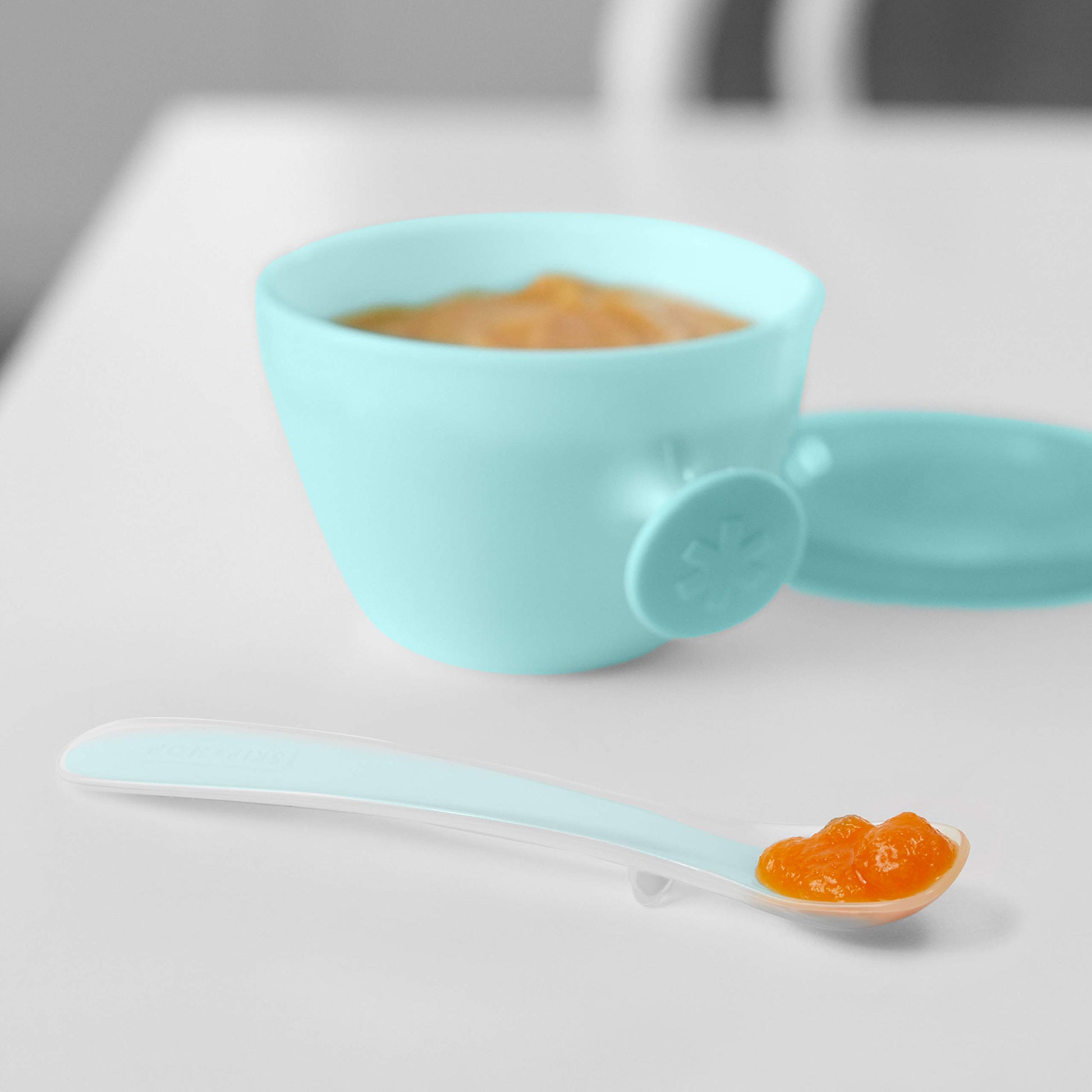 Cucharas Skip Hop Easy Feed Azul para Bebés