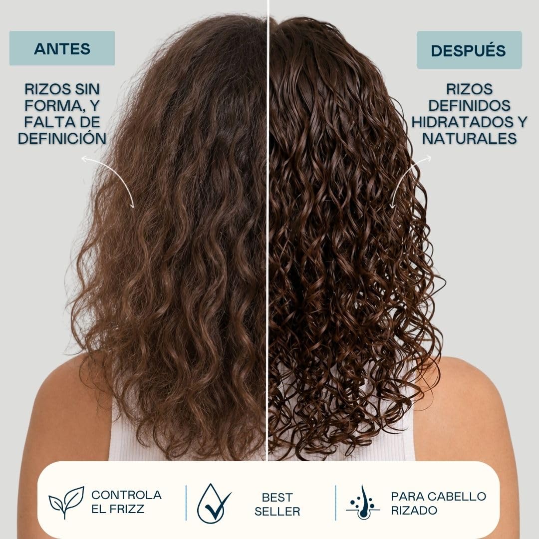 VALQUER Gel Booster Activador de Rizos Definidos Método Curly | 300 ml