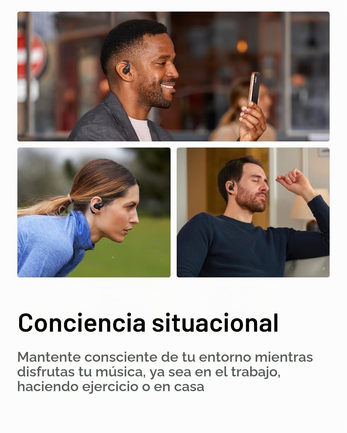 Auriculares Inalámbricos Shokz OpenFit Negro con Bluetooth